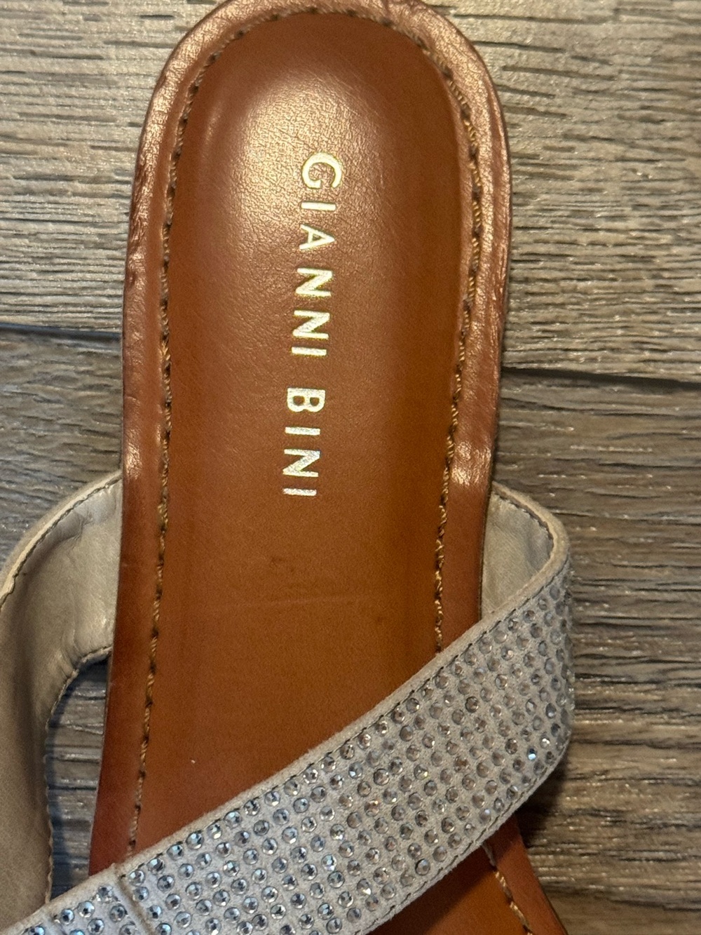 Gianni Bini Rhinestone Sandals - Picture 2 of 5